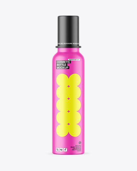 Matte Cosmetic Bottle Mockup