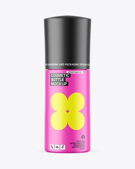 Matte Cosmetic Bottle Mockup