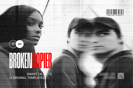 Broken Copier Photo Effects