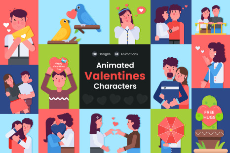 Animated Valentine Day Designs