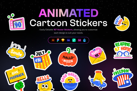 Cartoon Sticker Designs