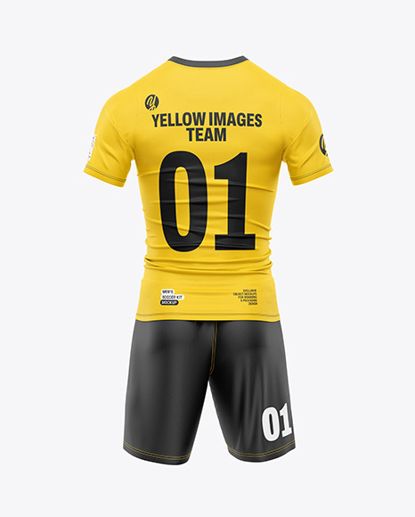 Men&#039;s Soccer Kit Mockup