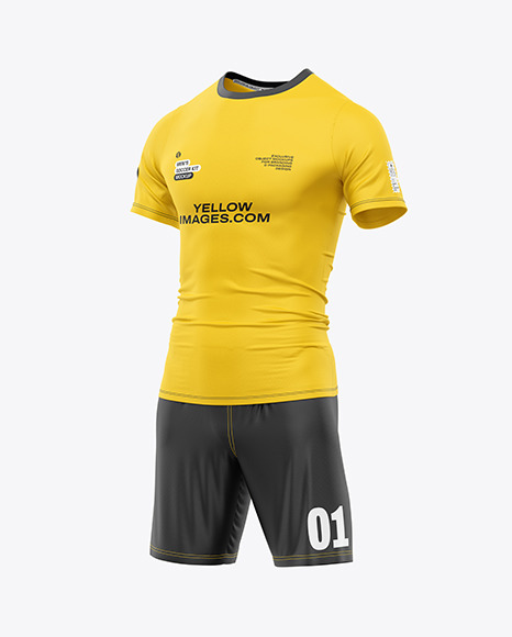 Men&#039;s Soccer Kit Mockup