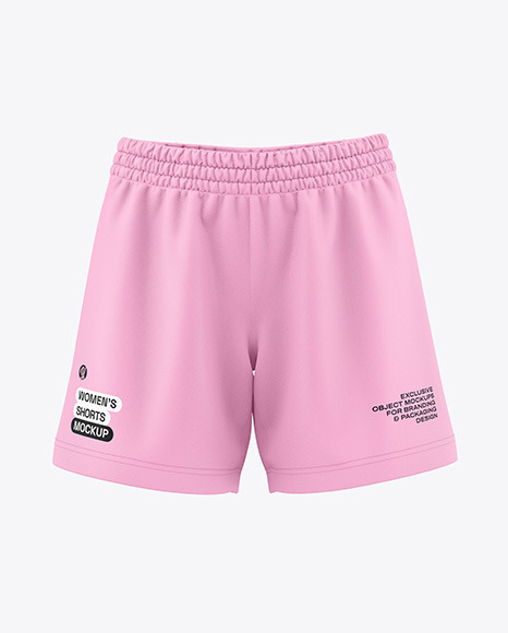 Women&#039;s Shorts Mockup - Front View
