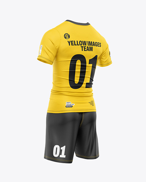 Men&#039;s Soccer Kit Mockup