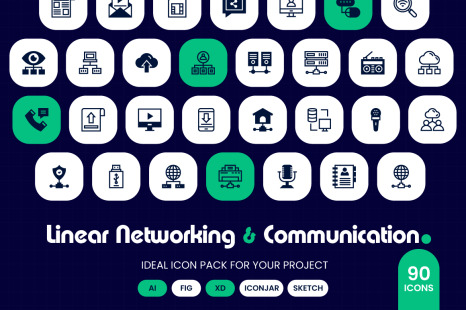 Network and Communication Icons