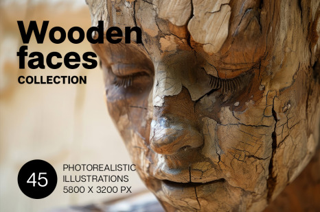 Wooden faces