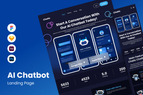 Chatic - AI Chatbot Landing Page V2