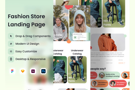 Gunma - Fashion Store Landing Page V1
