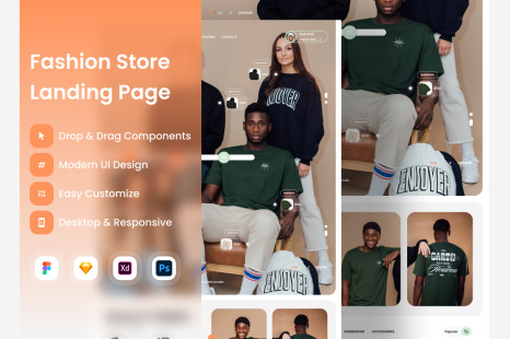 Gunma - Fashion Store Landing Page V2