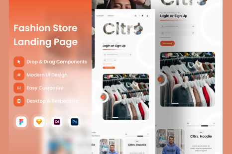 Cultures - Fashion Store Landing Page V1