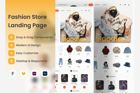 Cultures - Fashion Store Landing Page V2