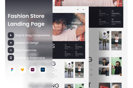 Shikawa - Fashion Store Landing Page V1
