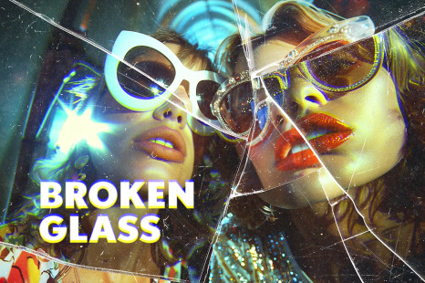 Glass Distortion Photo Effect