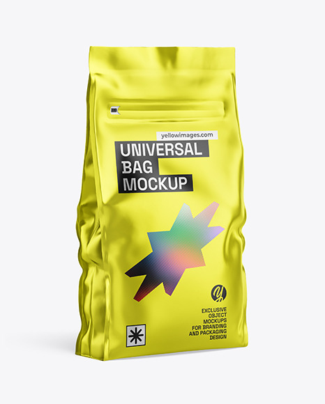 Metallic Universal Bag Mockup