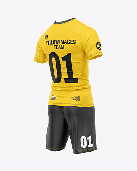 Men&#039;s Soccer Kit Mockup