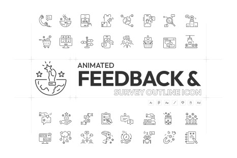 Feedback and Survey Icons