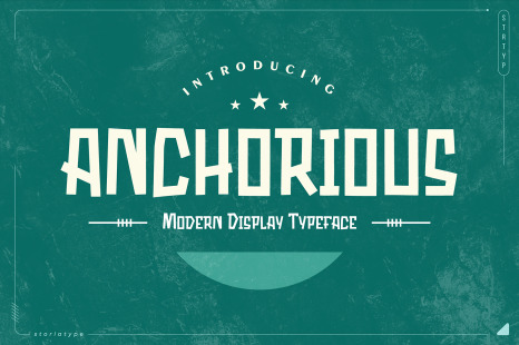 Anchorious - Modern Display Font