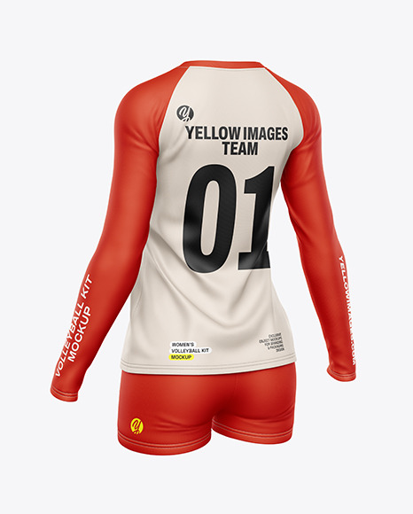 Women&#039;s Volleyball Kit Mockup