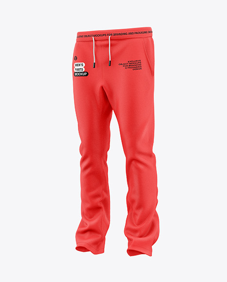 Pants Mockup - Half Side View