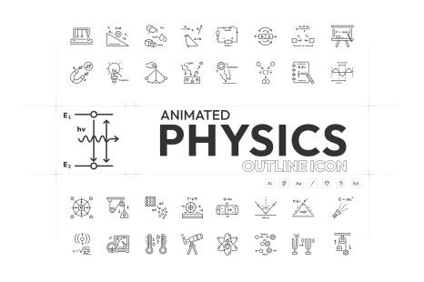 Animated Physics Icons