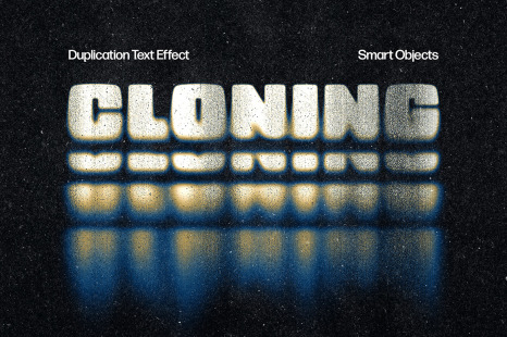 Messy Duplication Text Effect