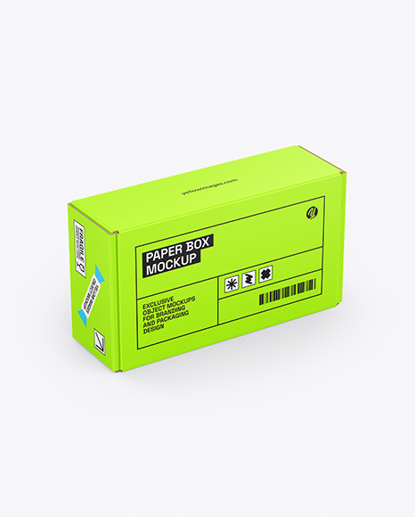 Paper Box Mockup
