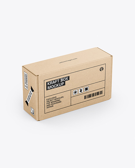 Kraft Box Mockup