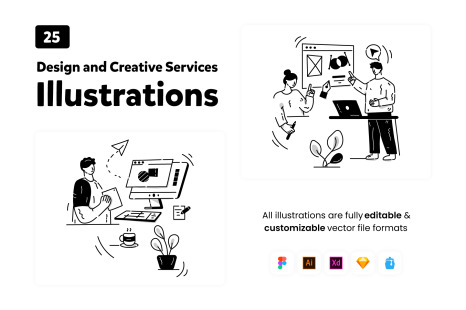 Design and Creative Services Illustrations