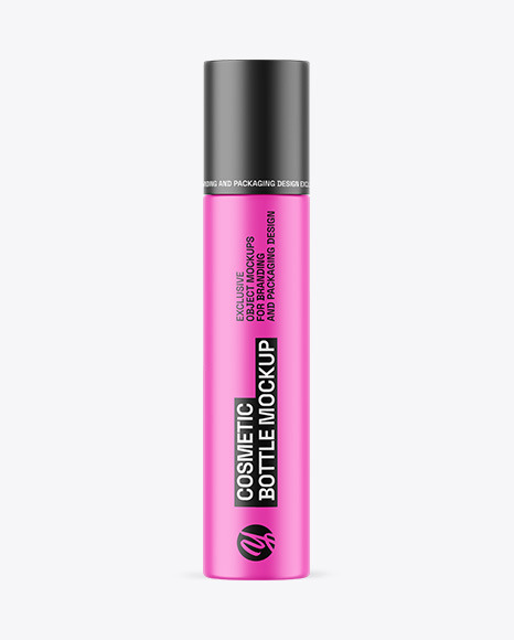 Matte Cosmetic Bottle Mockup