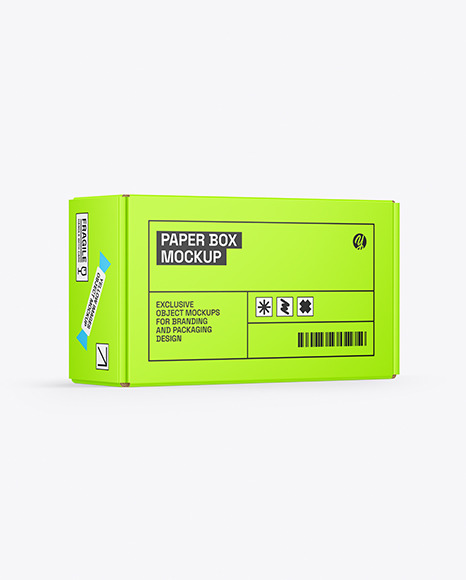 Paper Box Mockup
