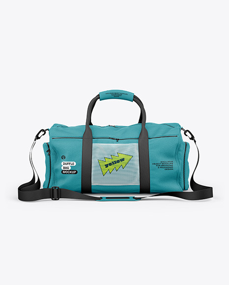Duffle Bag Mockup - Front View
