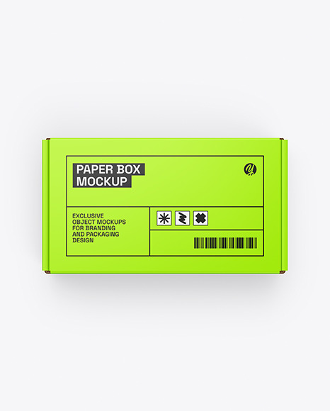 Paper Box Mockup
