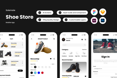 Solemate - Shoe Store Mobile App