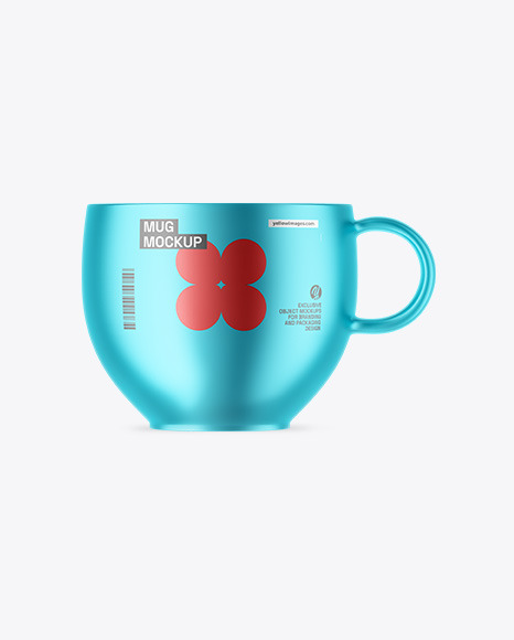 Matte Metallic Mug Mockup