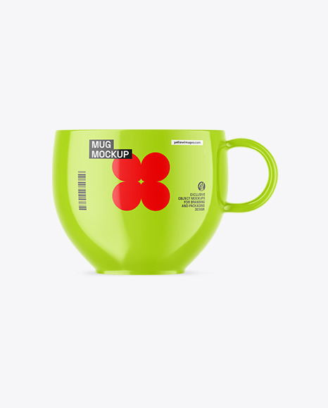 Glossy Mug Mockup