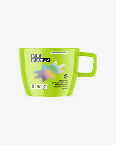 Glossy Mug Mockup