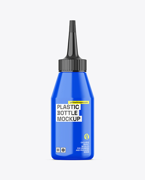 Glossy Cosmetic Bottle Mockup