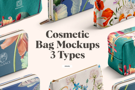 Cosmetic Handbag Mockups