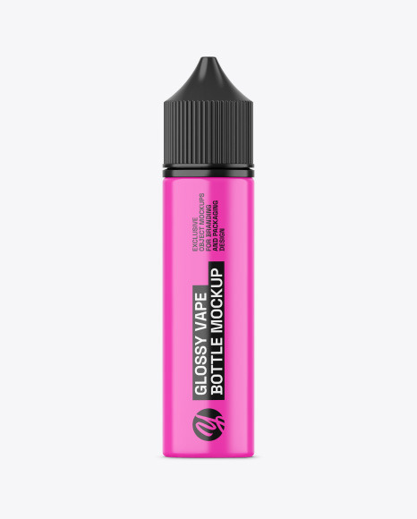 Glossy Dropper Bottle Mockup
