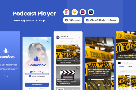 Soundbox - Podcast Player Mobile App