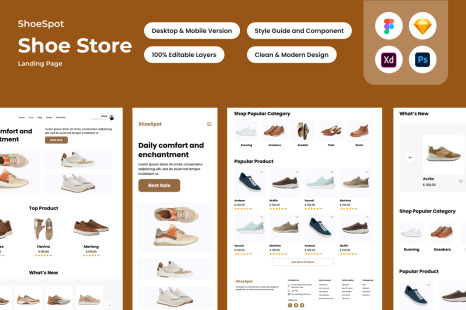ShoeSpot - Shoe Store Landing Page V2
