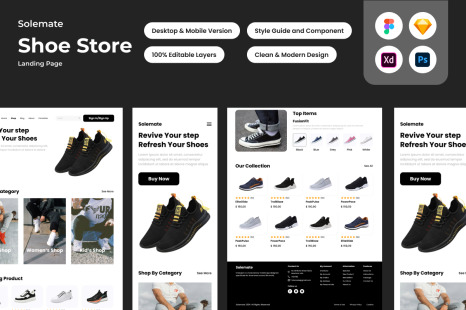 Solemate - Shoe Store Landing Page V2