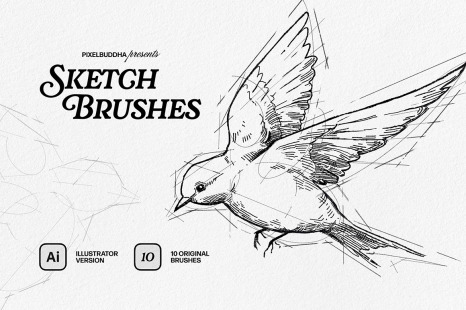 Sketch Brushes for Illustrator