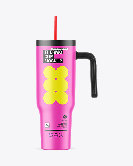 Matte Tumbler Cup Mockup