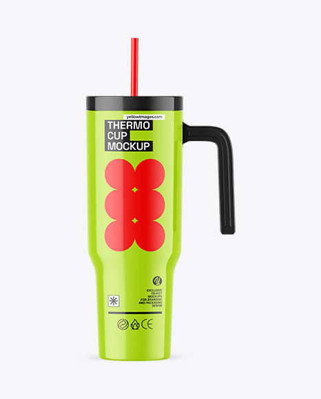 Glossy Tumbler Cup Mockup