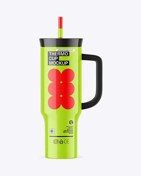 Glossy Tumbler Cup Mockup