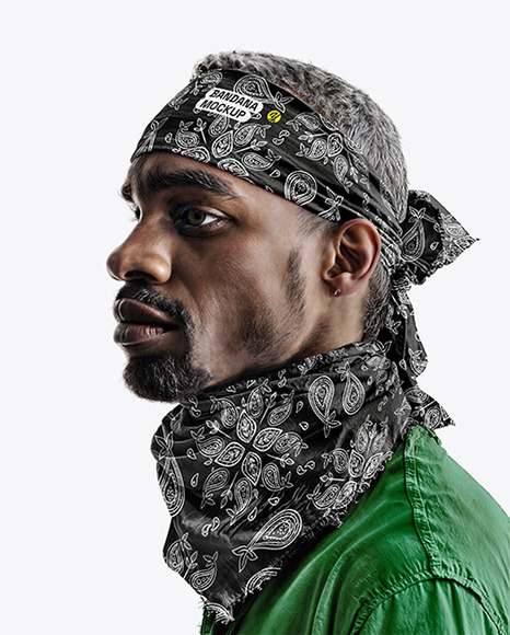 Man in Bandana Mockup