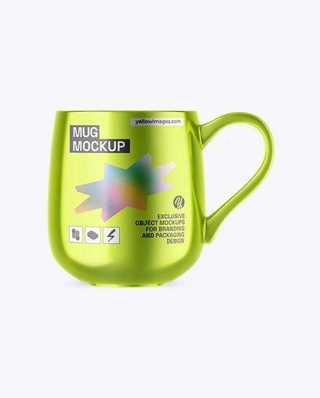 Metallic Mug Mockup