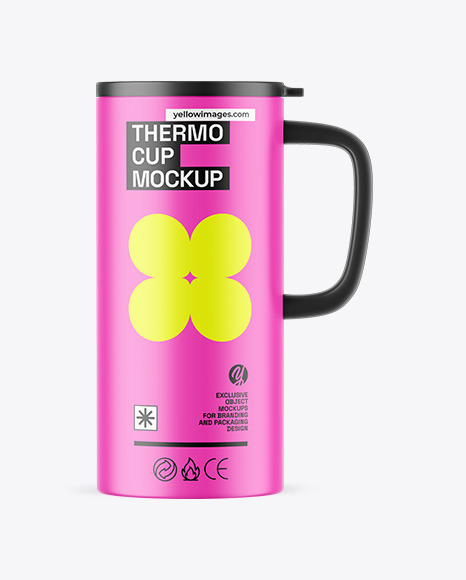 Matte Thermo Cup Mockup